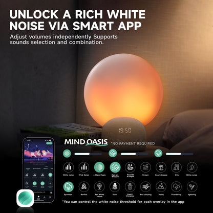 UZZ MindOasis: All-in-one Ambient Light Bluetooth Speaker